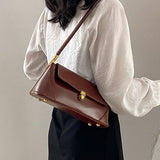 Minimalist Retro Single-Shoulder Underarm Bag