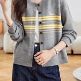 Casual Commuter Loose Button Knit Cardigan