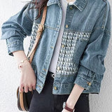 Casual Patchwork Denim Jacket