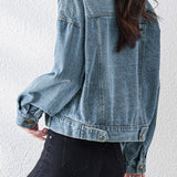 Casual Patchwork Denim Jacket