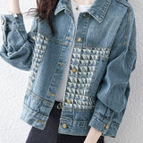 Casual Patchwork Denim Jacket