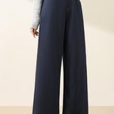 Casual Versatile Straight Thick Denim Pants