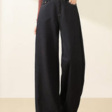 Casual Versatile Straight Thick Denim Pants