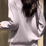Versatile Casual Round Neck Sweatshirt