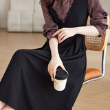 Fashionable Commuter Color-Block Patchwork Dress