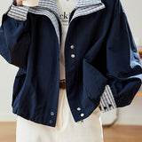 Casual Stylish Faux Layered Jacket