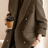 Classic Office Double-Breasted Blazer