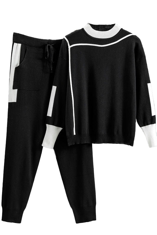 Casual Versatile Knitted 2-Piece Set - liwisi