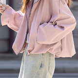 Casual Hooded Short Loose Jacket