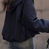 Casual Hooded Short Loose Jacket