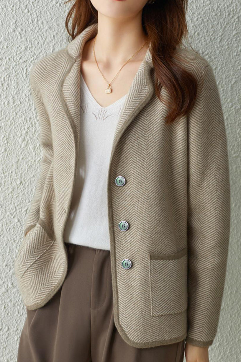 Casual Versatile Suit Collar Short Coat - liwisi