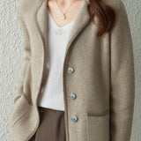 Casual Versatile Suit Collar Short Coat - liwisi