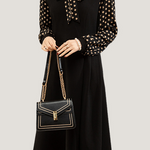 Casual Versatile Polka Dot Long-Sleeve Paneled Dress - liwisi