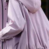 Casual Minimalist Hooded Short Jacket - liwisi