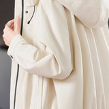 Casual Minimalist Hooded Short Jacket - liwisi