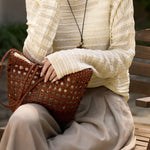 Casual Versatile Crew Neck Ribbed Pullover Knitted Top - liwisi