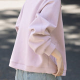 Casual Versatile Solid-Color Half-High Neck Coat