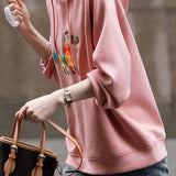 Casual Versatile Pullover Hooded Long-Sleeve Hoodie