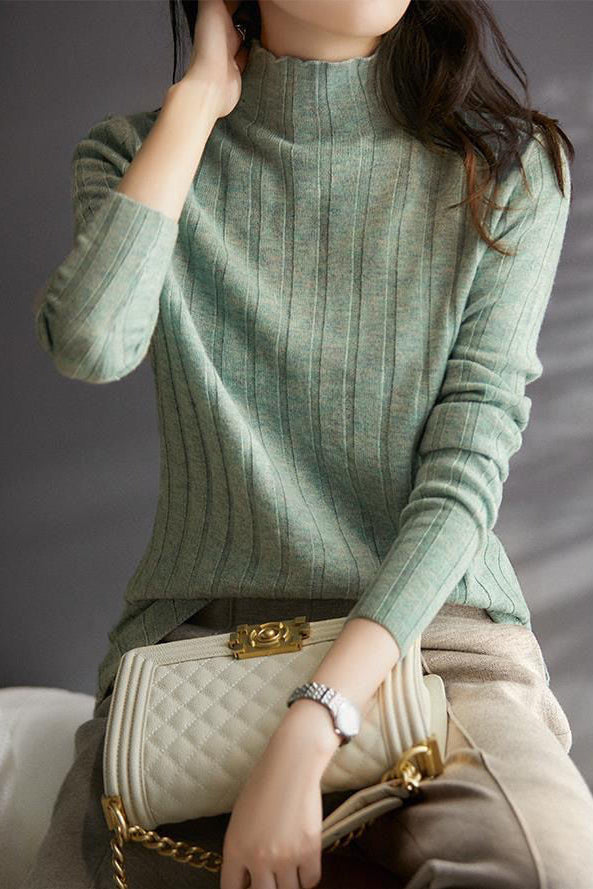 Loose Lightweight Knit Base Layer Top - liwisi