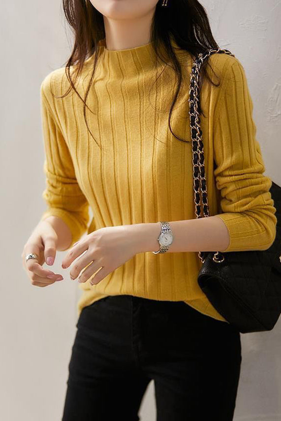 Loose Lightweight Knit Base Layer Top - liwisi