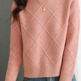 Half-High Neck Knit Base Layer Top