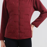 Casual Versatile Solid-Color Stand-Collar Cotton-Padded Coat