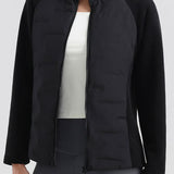 Casual Versatile Solid-Color Stand-Collar Cotton-Padded Coat