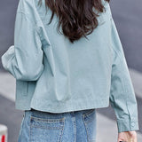 Casual Versatile Lapel Single-Breasted Jacket Coat