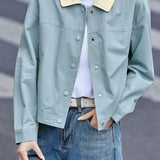 Casual Versatile Lapel Single-Breasted Jacket Coat