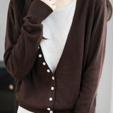 Casual Versatile Paneled Color-Block Fake Two-Piece Knitted Top