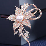 Elegant Temperament Pearl Brooch Pin