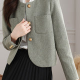 Commuter Fashion Tweed Jacket
