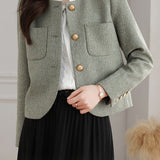 Commuter Fashion Tweed Jacket