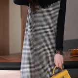 Exquisite Elegant Long-Sleeve Knitted Dress