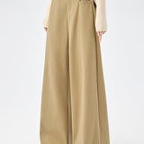 Casual Versatile Solid-Color Straight-Leg Pants