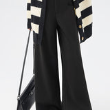 Casual Versatile Solid-Color Straight-Leg Pants