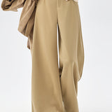Casual Versatile Solid-Color Straight-Leg Pants