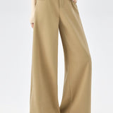 Casual Versatile Solid-Color Straight-Leg Pants