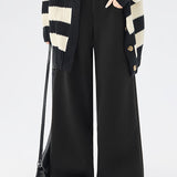 Casual Versatile Solid-Color Straight-Leg Pants