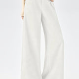 Casual Versatile Solid-Color Straight-Leg Pants