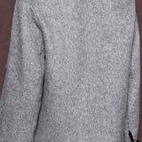 Casual Versatile Color-Block Lapel Woolen Coat