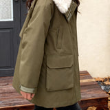 Casual Versatile Sherpa Lapel Cotton-Padded Coat
