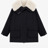 Casual Versatile Sherpa Lapel Cotton-Padded Coat