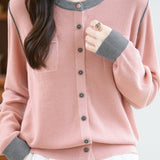 Casual Versatile Long-Sleeve Knitted Cardigan