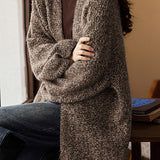 Casual Temperament Retro Mid-Length Cardigan