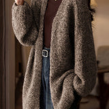 Casual Temperament Retro Mid-Length Cardigan