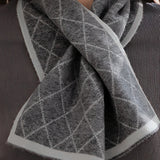Casual Versatile Argyle Color-Block Scarf
