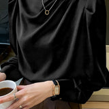 Designer Retro Fashion Stand Collar Shirt