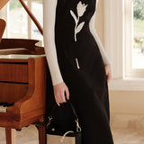 Exquisite Base Layer Sweater Vest & Dress Set