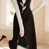 Exquisite Base Layer Sweater Vest & Dress Set